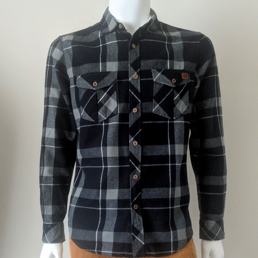 ASTRONOMY Plaid Button Down NWT!!